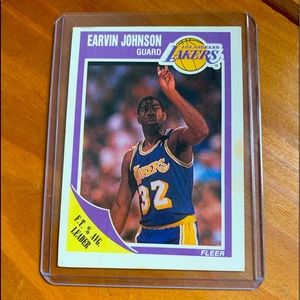 Magic Johnson 1989 NBA HOOPS card